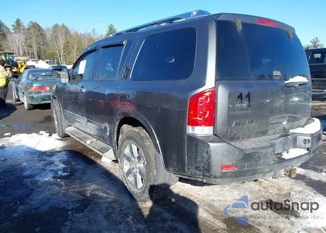 2011 Nissan Armada Platinum from USA, damaged, VIN 5N1AA0NE1BN615227